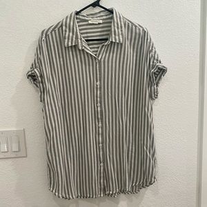 Striped Button Down Shirt